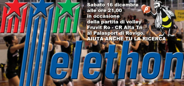 G.S.Fruvit abbraccia Telethon